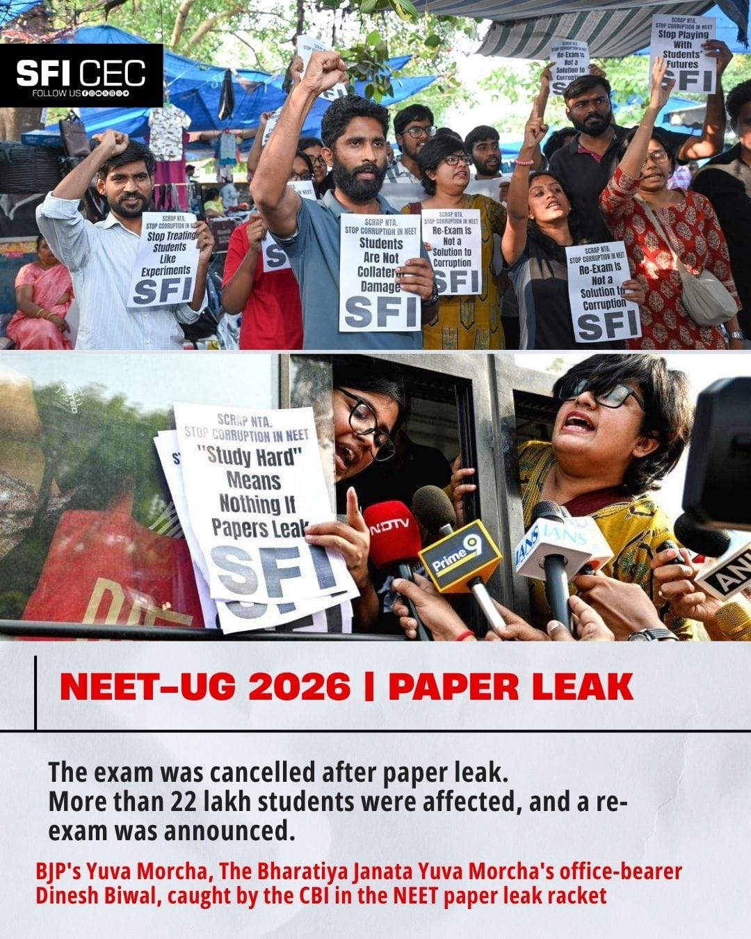 NEET-UG 2026 — paper leak
