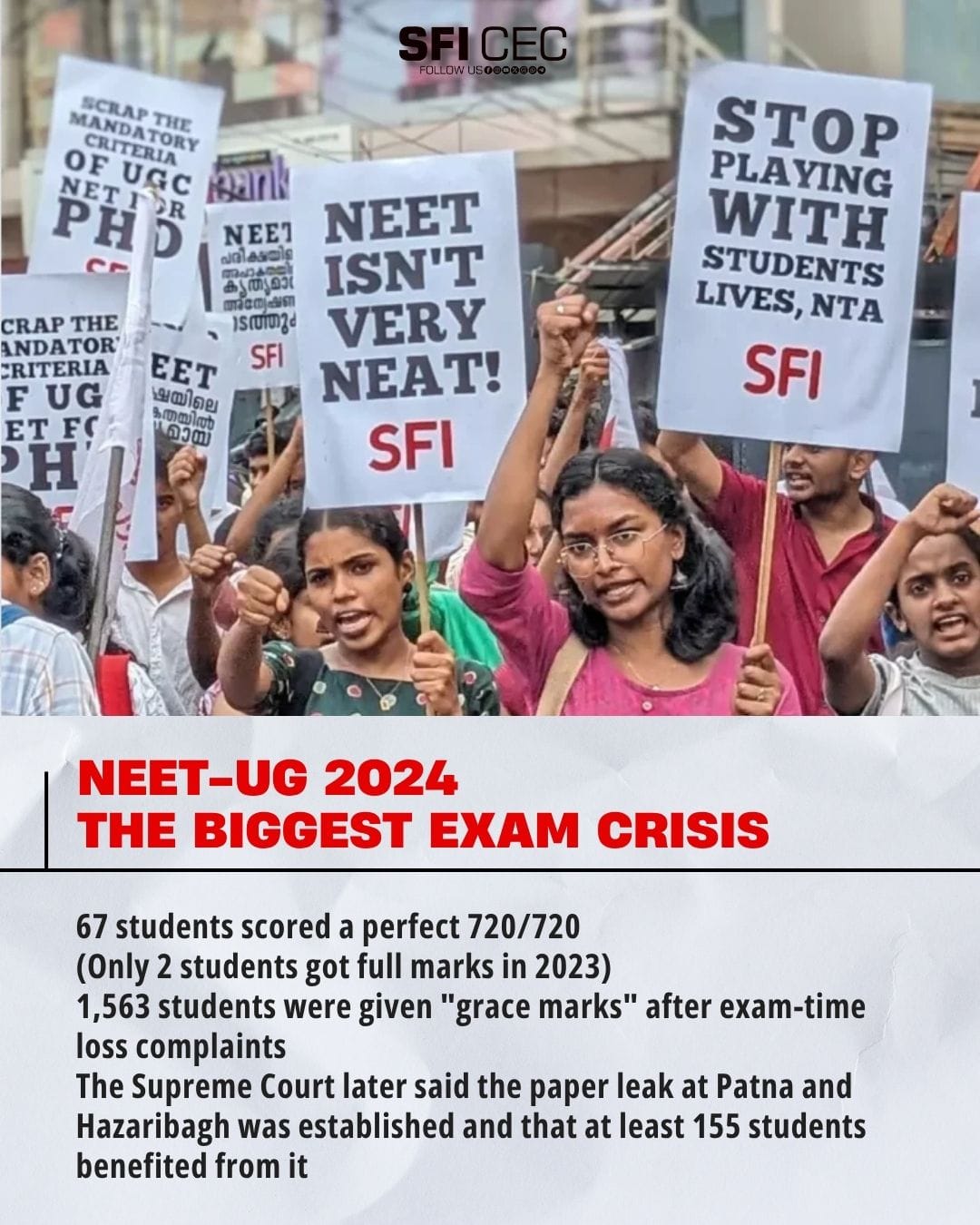 NEET-UG 2024 — the biggest exam crisis